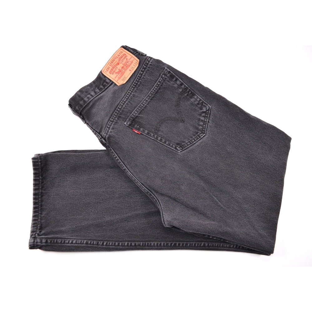 Vtg 90's Levi's 505 Black Denim Jeans Men's 36x34 Inseam 32.5" Grunge‎ Dadcore